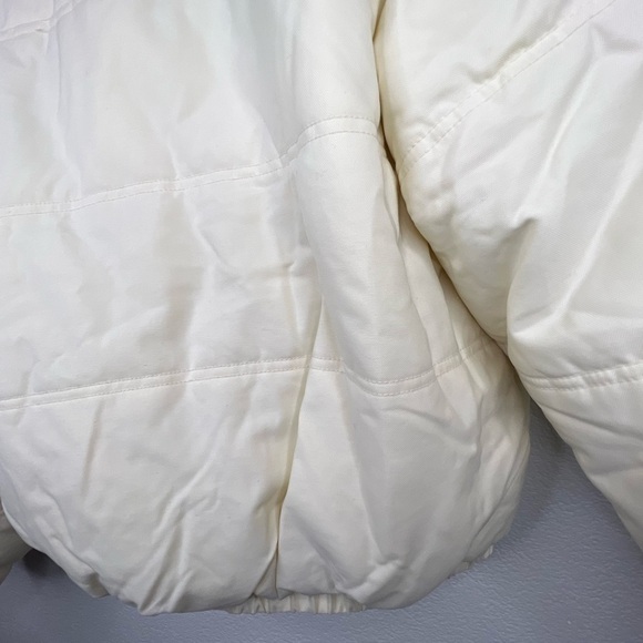 Kool! Italian Puffer Jacket White Milan Designer Winter Women’s Medium EUC - Picture 7 of 16